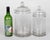 French Mid-Century Modern Glass Apothecary Jars, Set of 2 For Sale - Image 9 of 11