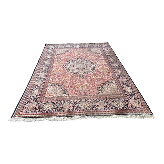 8ft 10in X 12ft Hand Knotted Silk Gulmarg Area Rug For Sale