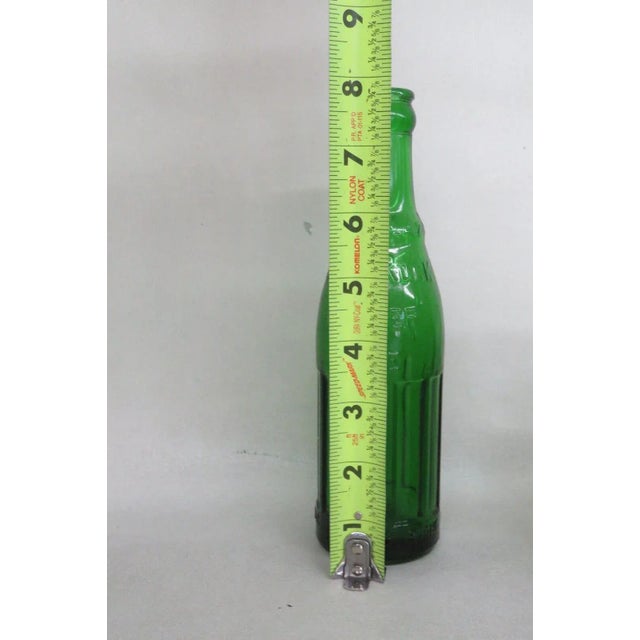 Emerald Green Boone Rock Glass Bottle For Sale In Miami - Image 6 of 8