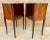 French Walnut Nightstands with 3 Drawers, 1940s, Set of 2 For Sale - Image 6 of 7