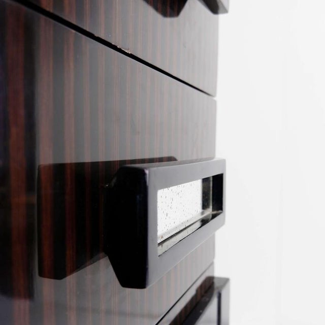 Small Macassar Four-Drawer Cabinet For Sale - Image 3 of 14