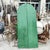 Rounded Double-Leaf Door in Green Painted Fir For Sale - Image 14 of 18