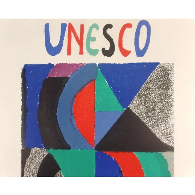 Sonia Delaunay (after) (1885-1979) UNESCO, International Women's Year, 1975 Color lithograph poster Printed by Mourlot...