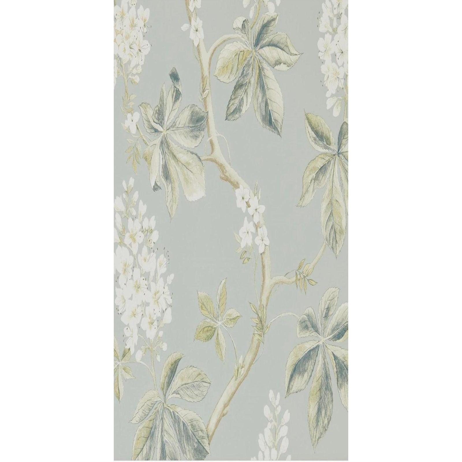 Sanderson Blue/Sage Wallpaper Chairish