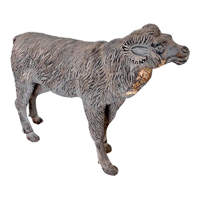Woodcarving Size Depicting a Ram For Sale