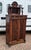 Antique Walnut Bookcase / Cupboard with Fitted Shelves & Drawer For Sale - Image 15 of 15