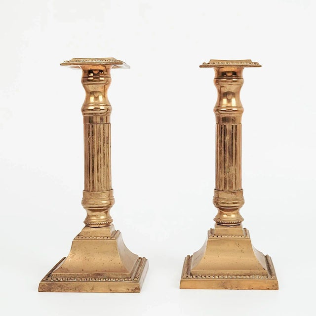 Circa 1780 English Neoclassical Provincial Candlesticks, a Pair For Sale In San Francisco - Image 6 of 6