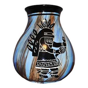 1971 Mapaw Hand‑Painted Southwestern Studio Pottery Vase – Arizona Artisan Work