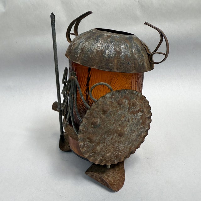 1970s Vintage Viking Votive Candle Holder Mid-Century Modern For Sale - Image 5 of 10