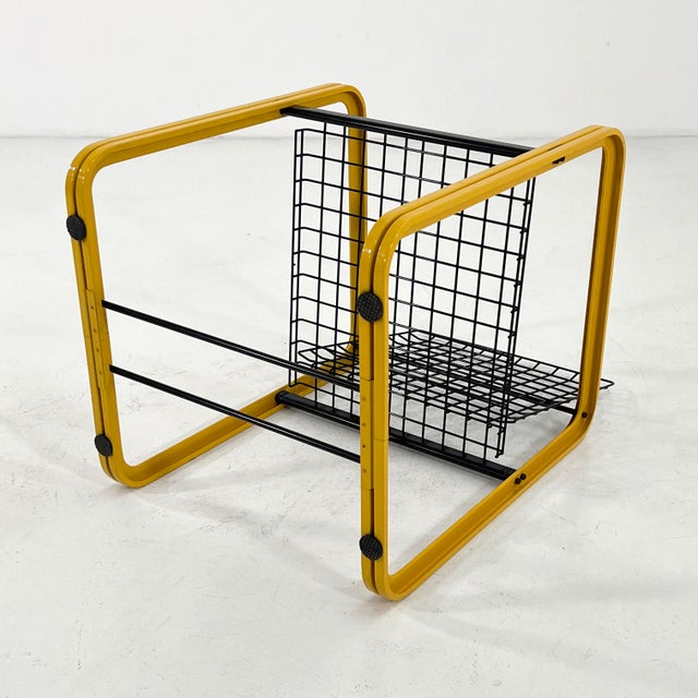 Black Quadra Dining Chair by Gigante, Zambusi & Boccato for Seccose, 1980s For Sale - Image 8 of 9