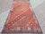 Mid 20th Century Mid 20th Century Persimmon Color Turkish Handmade Kilim Boho Area Rug For Sale - Image 11 of 11