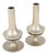 Vintage Nickel-Plated Candleholders, Germany, Set of 2 For Sale