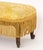 Louis XV Style Yellow Damask Upholstered Ottoman For Sale - Image 9 of 9