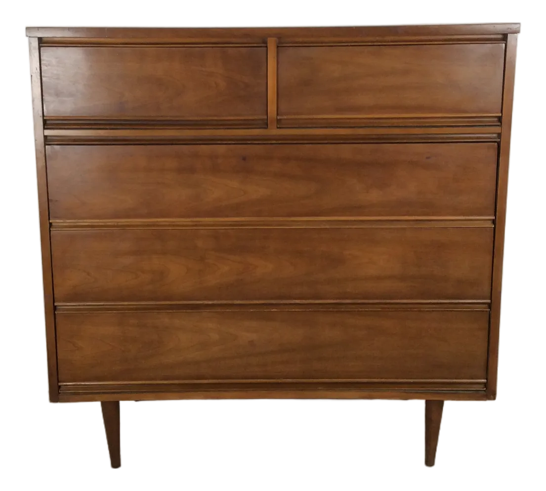 mid-century-modern-five-drawer
