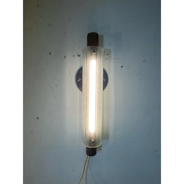 1930s Modernist Art Deco Star Design Sconces - a Pair For Sale - Image 4 of 10