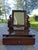 Small walnut dressing table, typically given as part of a bride's dowry to furnish the bedroom. The tilting full-length...