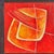 Orlando, Warm Color Abstraction, 2000s, Mixed Media Acrylic on Board, Framed For Sale - Image 3 of 6