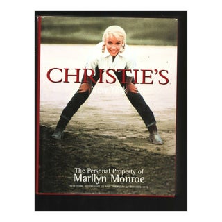 Vintage "The Personal Property of Marilyn Monroe” Hard Back Christie's Catalog Book 1999 For Sale