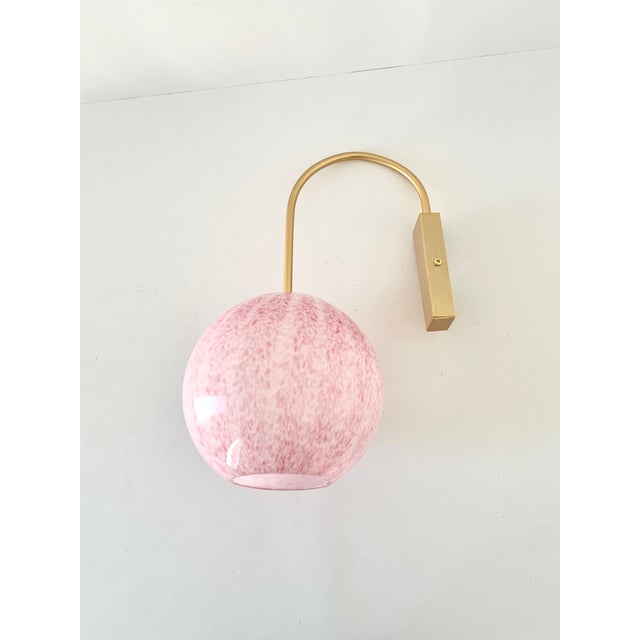 Pink Tulipano Murano Wall Lamp from La Murrina, 1990s For Sale - Image 11 of 18