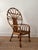 1960s 1970s Philippine Peacock Fan-Back Rattan Chair — Vintage Bohemian Statement Chair For Sale - Image 5 of 6