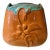 Vintage Anna Van Briggle Brown Green Drip Glaze 5" Vase For Sale