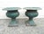 Metal Pair of Antique French Medici Style Cast Iron Urns For Sale - Image 7 of 18