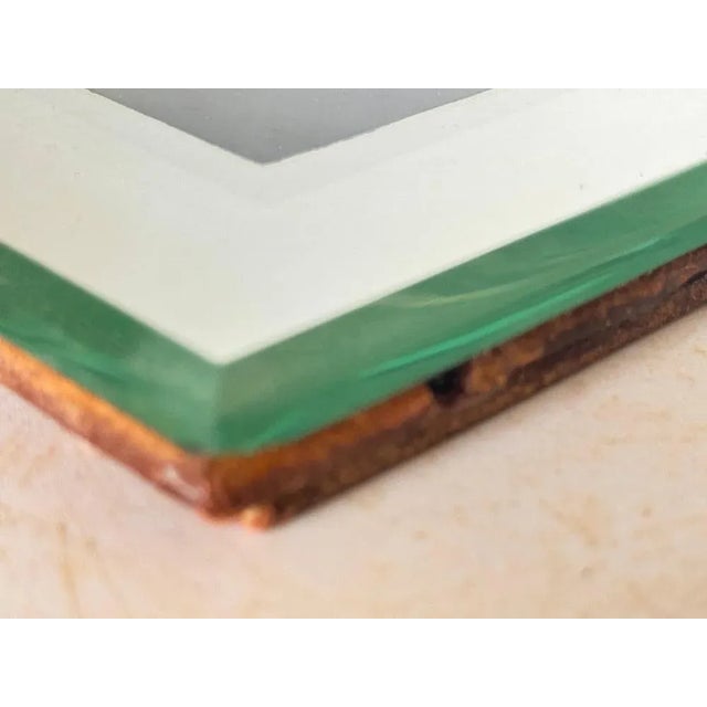 Art Deco Picture Frame in Bevelded Mirror, 1930s For Sale - Image 9 of 11