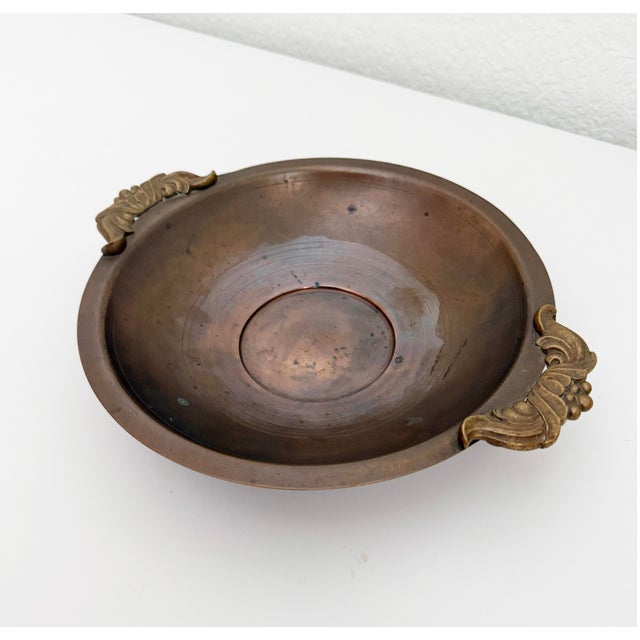 Metal Carl Sorensen Bronze Art Deco Centerpiece Bowl For Sale - Image 7 of 10