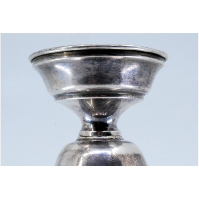 Silver Jug with Round Base and Relief For Sale - Image 9 of 11