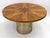 A wonderfully modern, and completely designer, table by Jonathan Adler. The table consists of a pierced brass base topped...