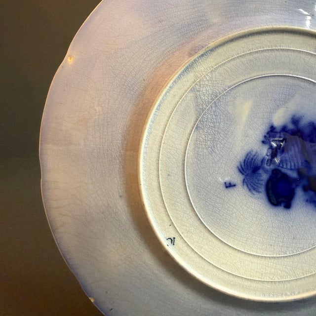 Antique English "Oriental" Transferware Plate by New Wharf Pottery For Sale - Image 14 of 17