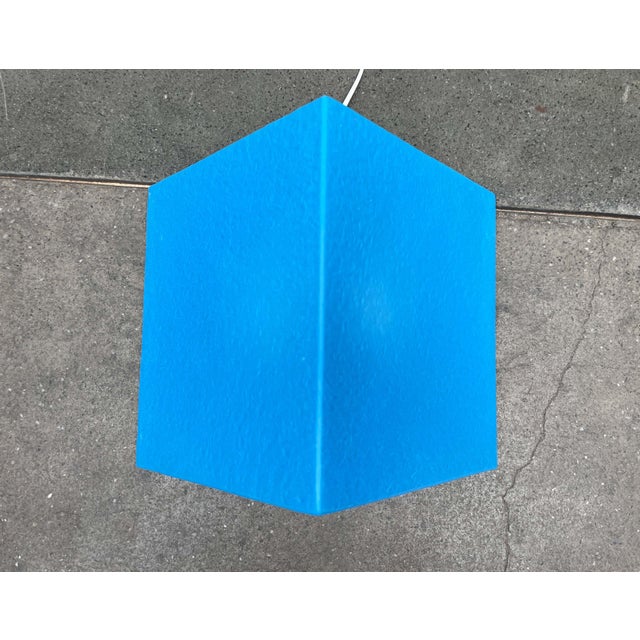 Postmodern Blue Prism Shape Floor or Table Lamp from Heico, 1980s For Sale - Image 10 of 18