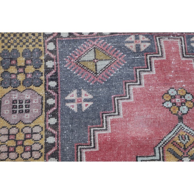 1980s Turkish Red Medallion Oriental Rug For Sale In Sacramento - Image 6 of 12