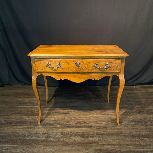 French 19th Century Louis XV Console Table or Side Table For Sale - Image 4 of 12