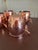 Get your bar cart ready for the holidays with this set of four hammered Moscow Mule mugs. They have a warm, polished...