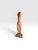 1960s Vintage Hand-Carved Modernist Nude Female Wood Sculpture, 32”h For Sale - Image 5 of 12
