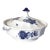 Vintage Royal Copenhagen Blue Flowers Covered Vegetable Bowl For Sale