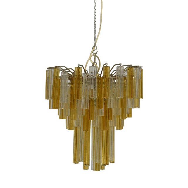 Quadrilobe Chandelier from Venini, 1970s For Sale