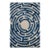 Amiens Hand-Tufted Maze Rug, Blueberry Blue, 9x12 For Sale