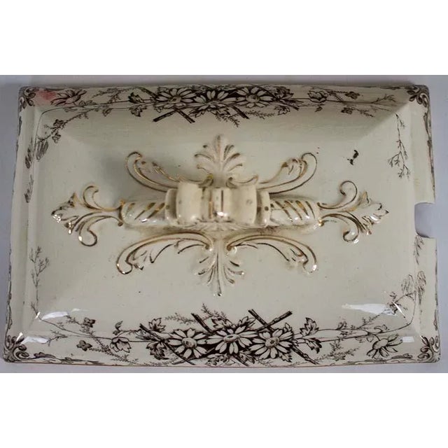 Vintage Staffordshire Farmhouse Serving Pieces - Set of 4 For Sale In Las Vegas - Image 6 of 11