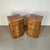 Pair of Art Deco walnut burr bedside tables. In good vintage condition, with some wear to be expected with age and use;...