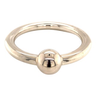 Tiffany & Co. Estate Sterling Silver Baby Rattle 17.6 Grams For Sale