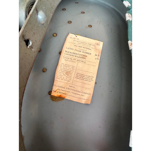 Dark Green 1951 GoodForm Tanker Chair Giò Ponti General Fireproofing For Sale - Image 8 of 9