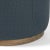 Four Hands Sinclair Round Ottoman - Fresno Cobalt For Sale - Image 4 of 6