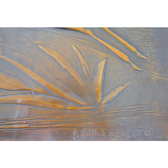 Brown Mid-Century Modern Copper Antelope from Amaranto, 1960s For Sale - Image 8 of 9