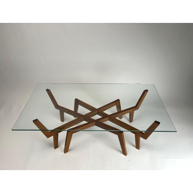 1950s Mid-Century Modern Sculptural Wooden Coffee Table, Italy, 1950s For Sale - Image 5 of 17