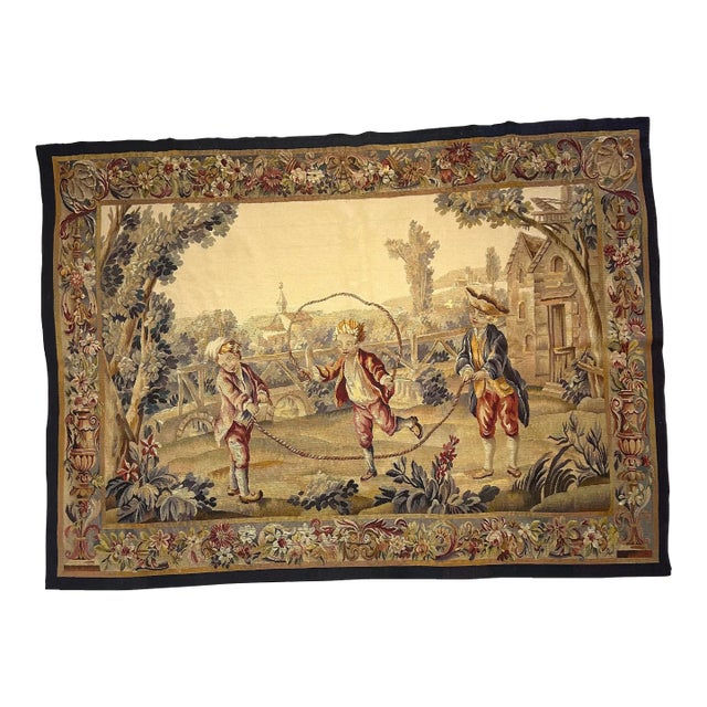 19th Century French Aubusson Tapestry For Sale
