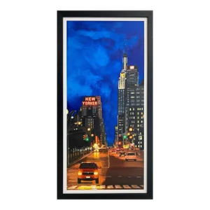 The New Yorker Hotel 8th Avenue Manhattan New York City - Unique Original Art by British Urban Landscape Artist, 2014