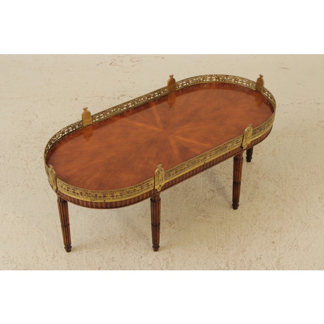Age: C.1930s Details: Quality Construction Nice 6 Legged Table Condition: Excellent Condition - Minor Signs Of Light...
