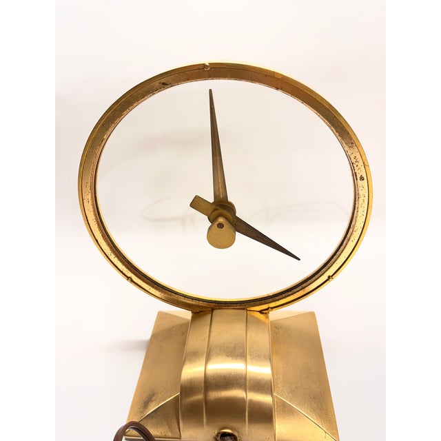 Mid-Century Modern Mid 20th Century Jefferson Golden Hour Clock For Sale - Image 3 of 8